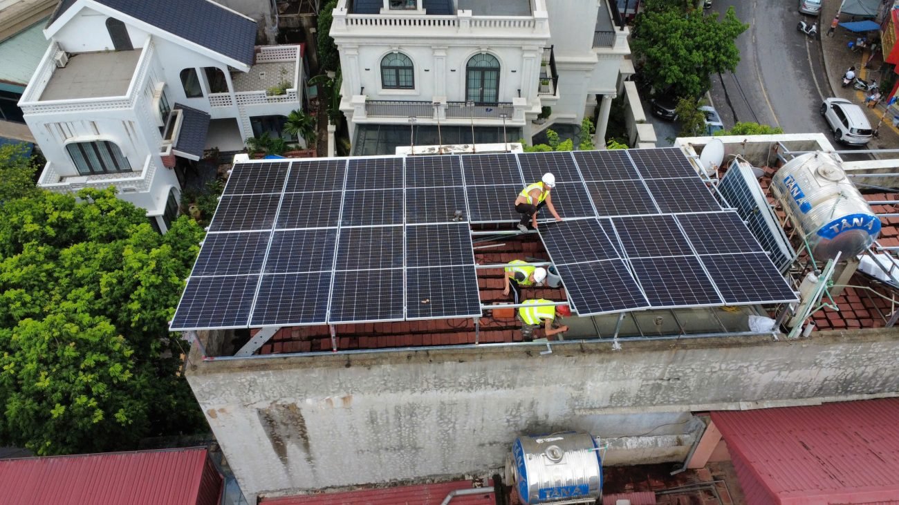 Hệ thống điện năng lượng mặt trời lưu trữ 13.2kwp