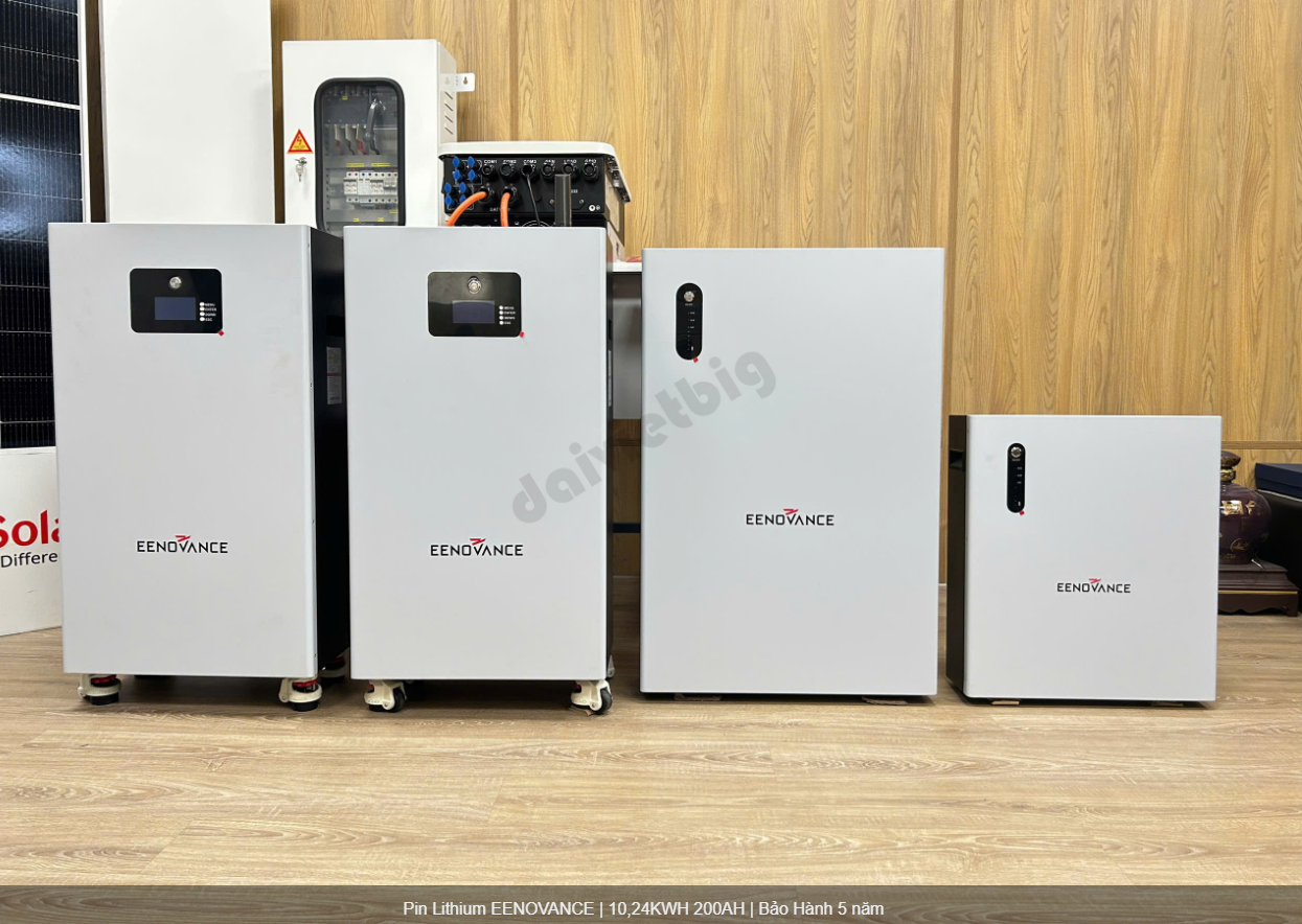 Pin Lithium EENOVANCE | 10,24KWH 200AH | Bảo Hành 5 năm - Ảnh 3