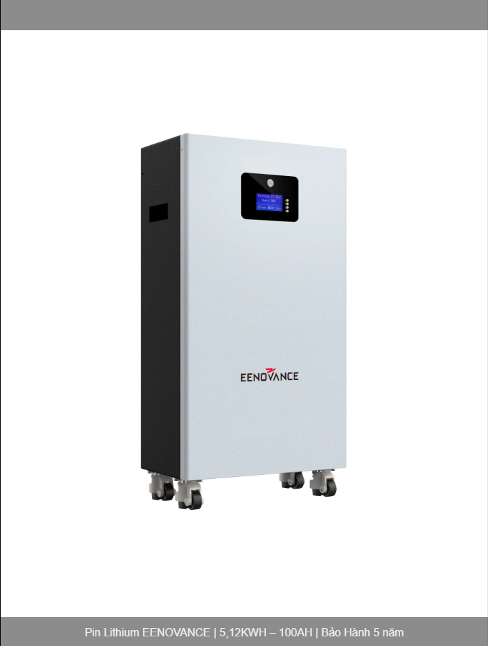 Pin Lithium EENOVANCE | 5,12KWH – 100AH | - Ảnh 2